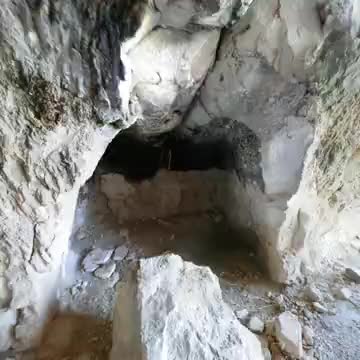 La cueva Mayor de Villapalomas. Vista interior total esferica de 360º