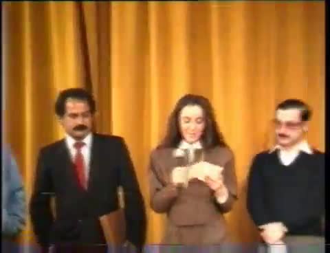 1989. Inauguración oficial de la "Casa de los Muchachos". La presentadora es Azucena Nuño