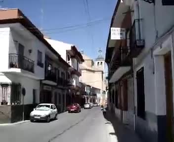 Panorámica en video de la Calle Mayor a la altura de la calle Luján