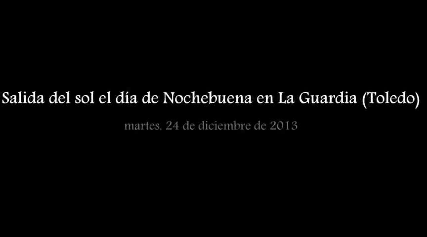 Salida del sol en Nochebuena