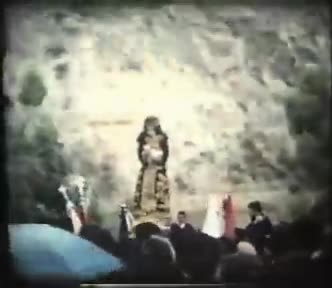 Llegada del Santo Niño a la ermita. 27 de septiembre de 1981