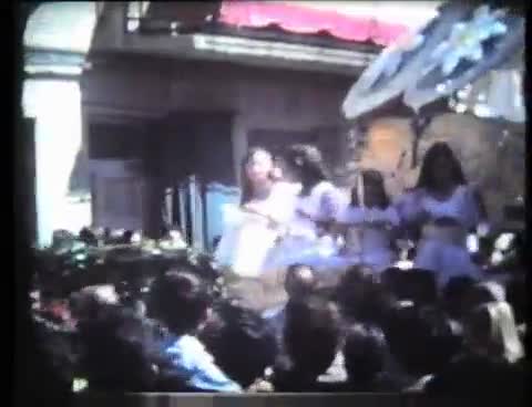 Fiestas de 1981. Desfile de carrozas