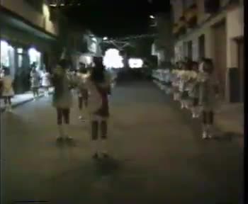 Fiestas de 1989. La Banda de Majorettes