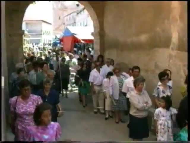 PROCESION DEL SANTO NIÑO EL DIA 25 DE SEPTIEMBRE DE 1989