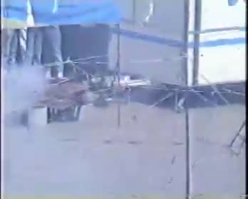 Fiestas de 1988. La Mascletá del día 24 en la Plaza