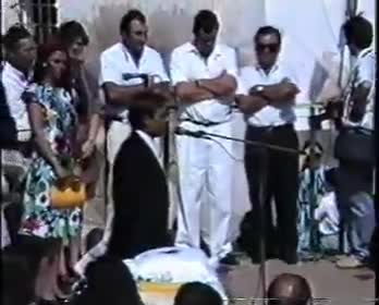 Fiestas de 1988. Discurso del Mantenedor Jaime "El Pintor" como cariñosamente se le conocía