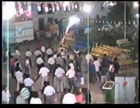 Fiestas de 1988. Los toros de fuego