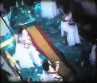Fiestas de 1984. Carroza de las damas y la Reina