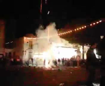 Fiestas de 2004. Pólvora de finalización de fiestas, día 28 de Septiembre