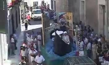 Fiestas de 2003. Carroza de Venecia. Peña los Timbales