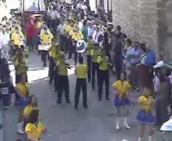 Majorettes y Banda de Cornetas y Tambores. 2000