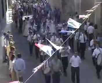 Damas y Reina de 1999 en las fiestas del 2000 amenizado por la Banda Municipal