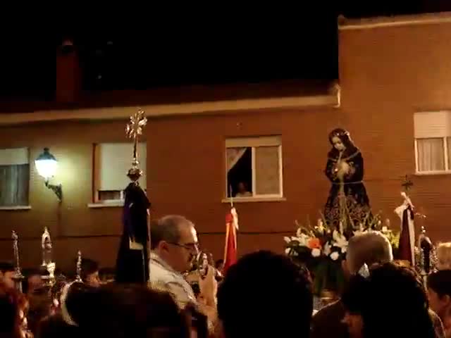 6 de Septiembre de 2008. Puja por pasar el Santo Niño a la Iglesia