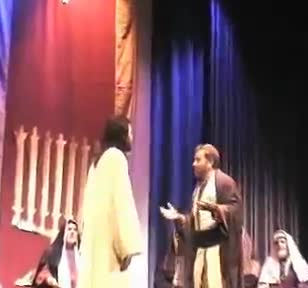 Grupo Teatral de la Pasión. Teatro de Rojas. Toledo 2003. El Sanedrín