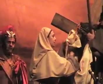 Grupo Teatral de la Pasión. Teatro de Rojas. Toledo 2003. Via Crucis