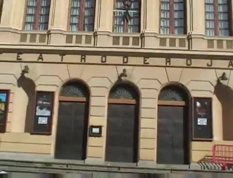Marzo de 2003. Teatro Rojas de Toledo. Representación de la Pasión Dramatizada por parte del Grupo teatral  "La Pasión"
