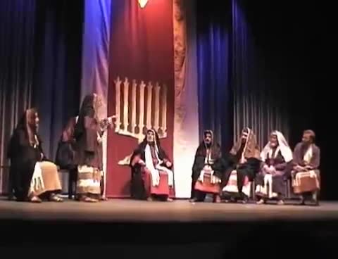 Marzo de 2003. Teatro Rojas de Toledo. Representación de la Pasión Dramatizada por parte del Grupo teatral  "La Pasión"