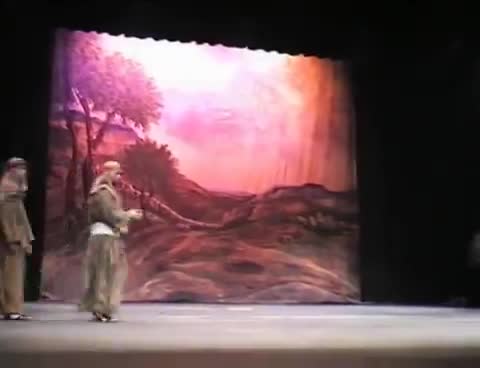Marzo de 2003. Teatro Rojas de Toledo. Representación de la Pasión Dramatizada por parte del Grupo teatral  "La Pasión"