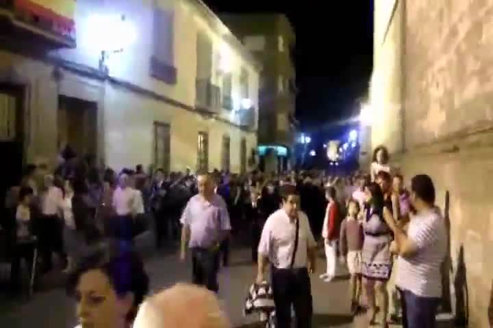 La banda de música en la procesión con el Santo Niño. 3-9-2011