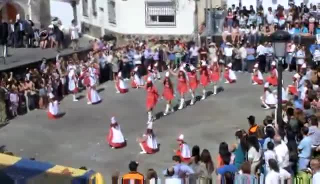 La banda de Majorettes en la Plaza. 24-09-2011